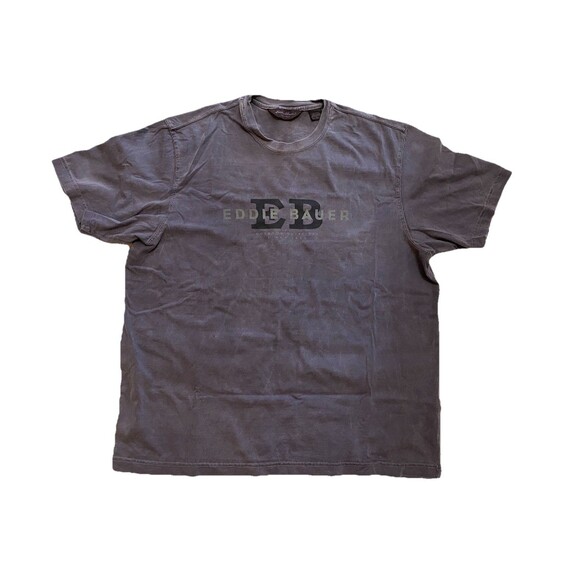 Vintage  Eddie Bauer Sport Graphic T Shirt Adult Large Gray  Mens - Picture 1 of 12